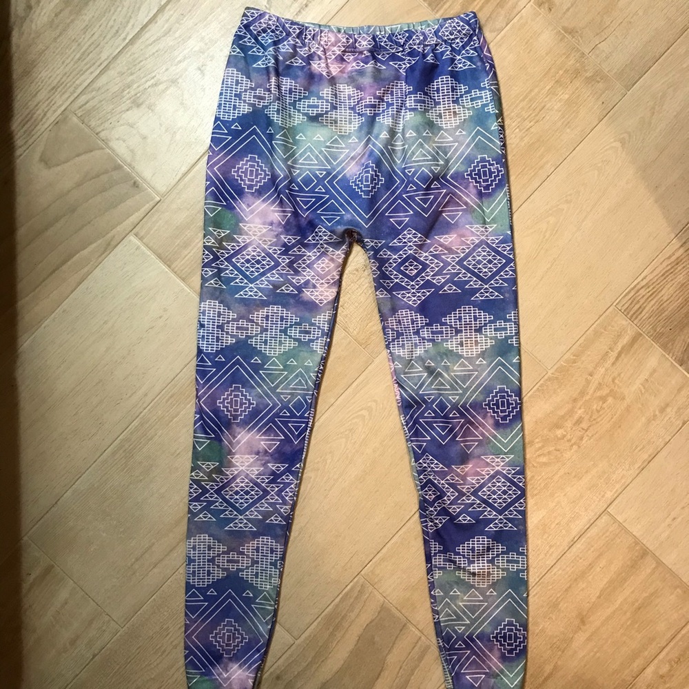 Geometric design yoga workout pant leggings